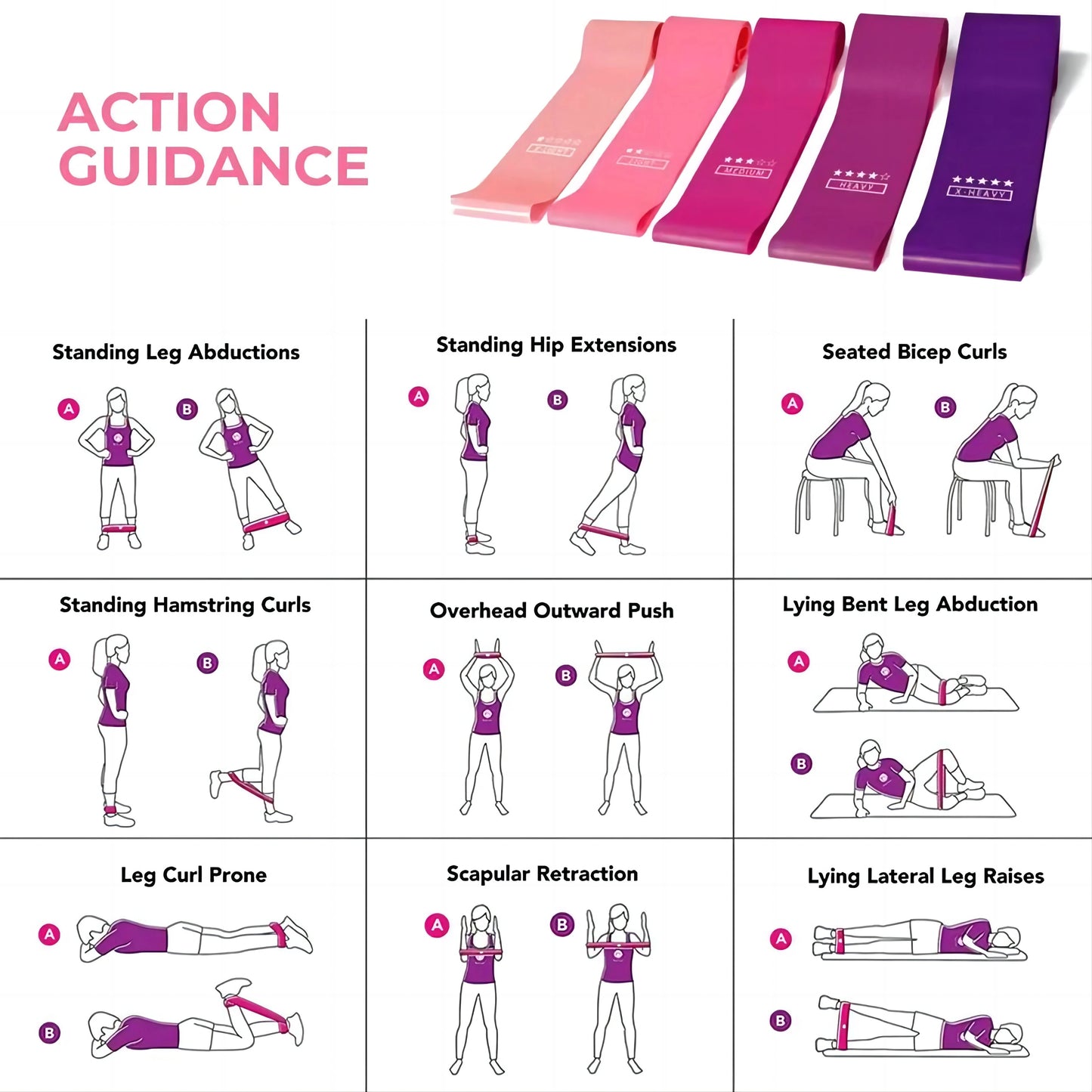 Fitness Elastic Resistance Bands Home Training Yoga Sport Resistance Bands Stretching Pilates Crossfit Workout Gym Equipment