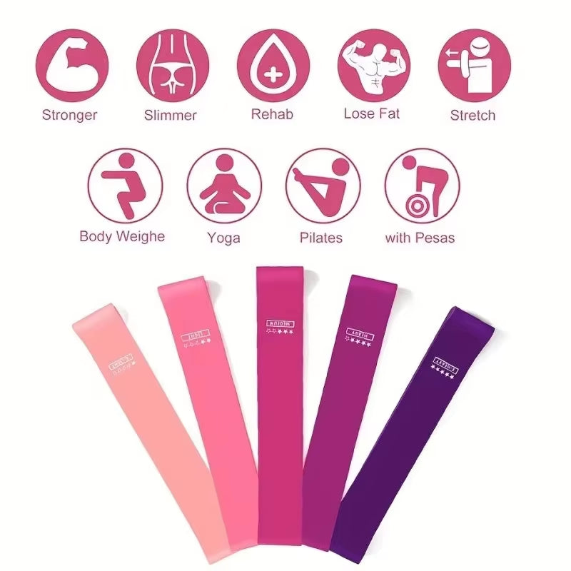 Fitness Elastic Resistance Bands Home Training Yoga Sport Resistance Bands Stretching Pilates Crossfit Workout Gym Equipment